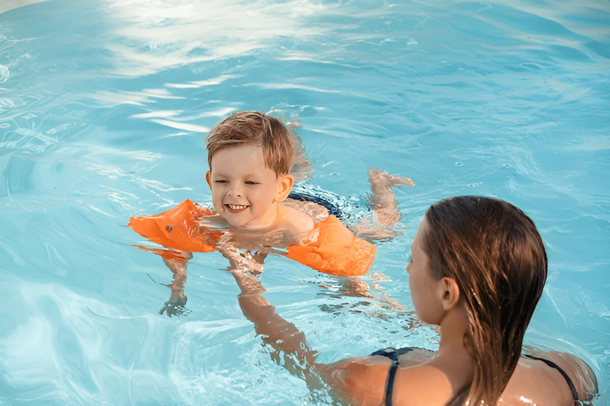 children safe around water