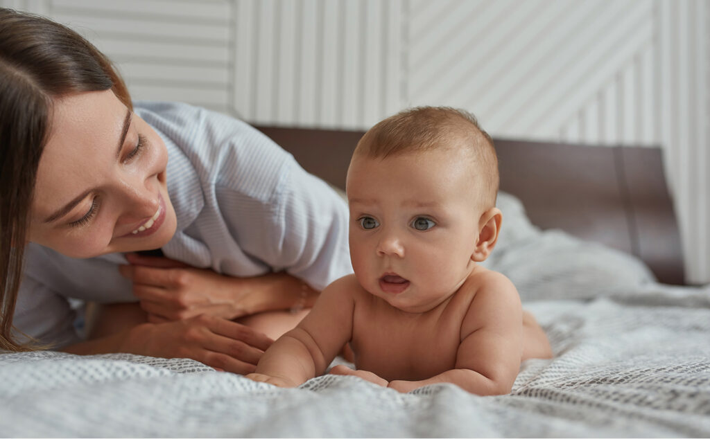baby starts head up