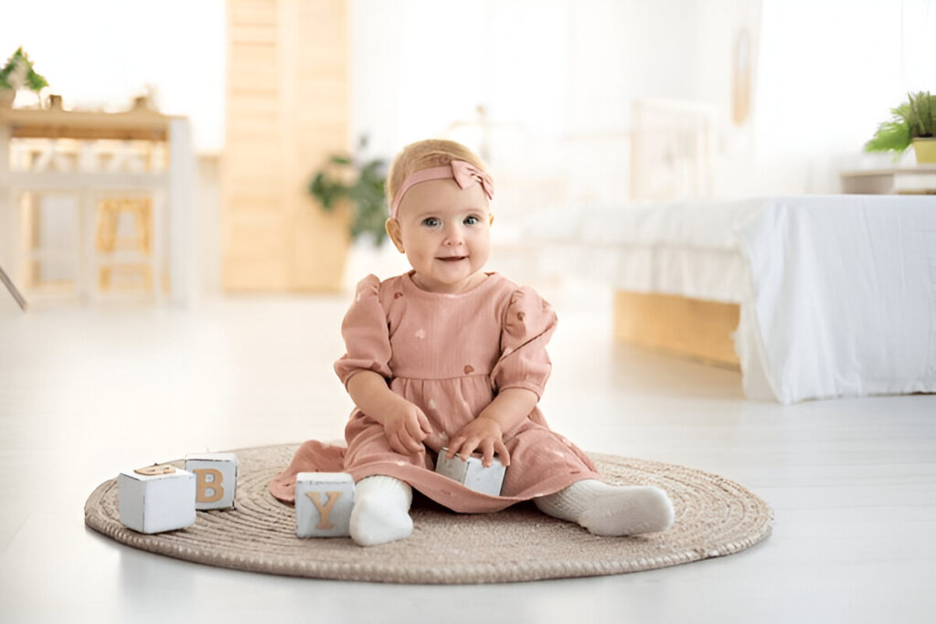 baby starts sitting up