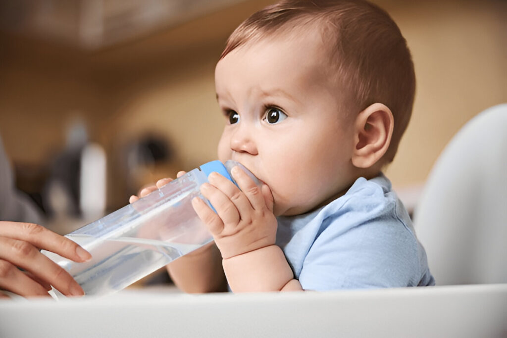 Baby start Drinking Water