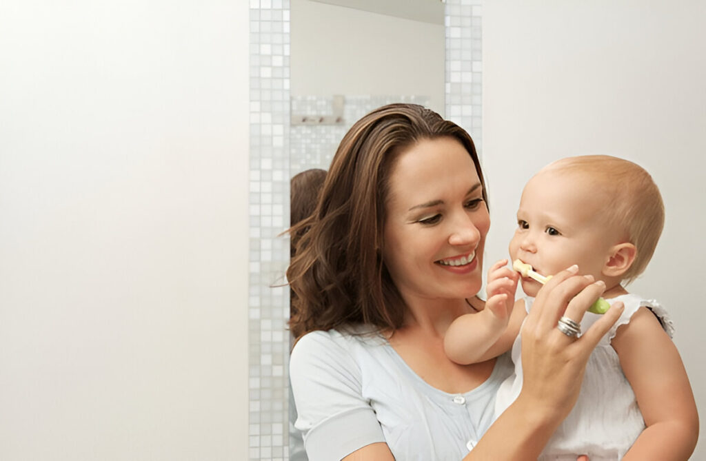 start brushing baby teeth