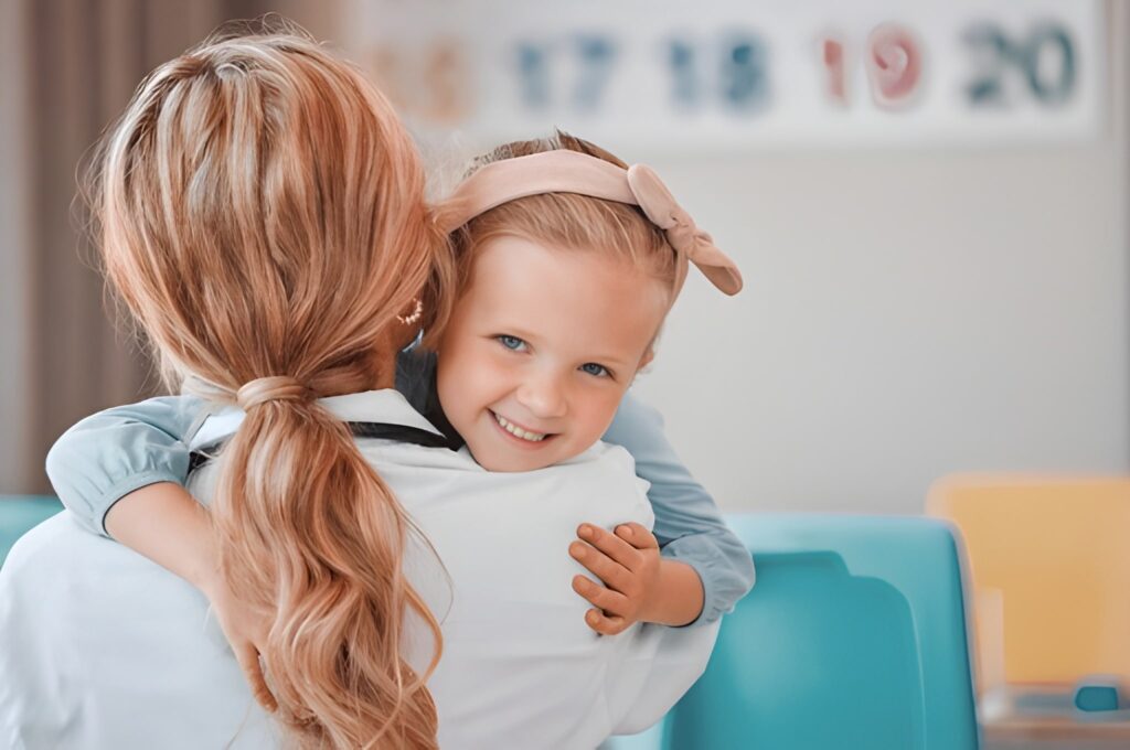 benefit of hugging children