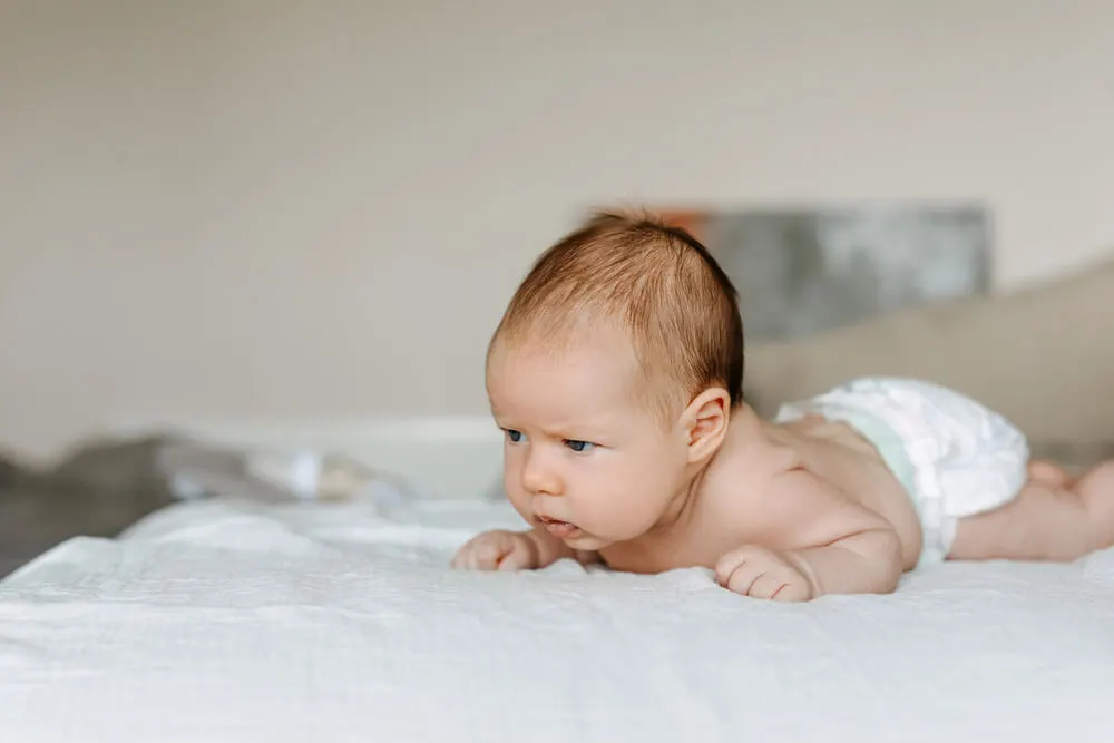 baby starts head up