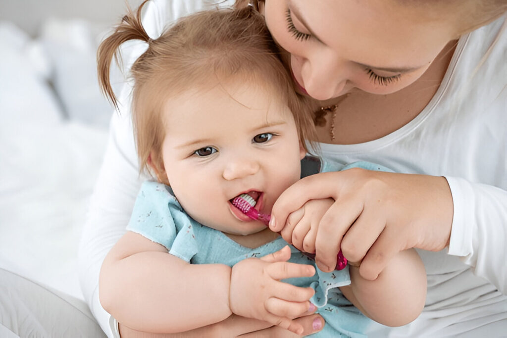 start brushing baby teeth