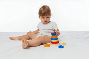 baby starts sitting up