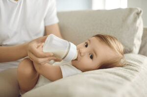 giving formula milk to your baby
